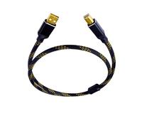 Câble De Données USB L-4E6S Type A Vers B, Hi-Fi For DAC, Audio Blindé OFC For Connexion(2m)