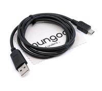 Câble de données USB pour Casio Algebra FX 2.0 (Plus), Graph 25+, Graph 35+, Graph 65, Graph 75, Graph 85 (SD), Graph 95, Graph 100+ calculatrice 1 m avec chiffon de nettoyage d'écran Mungoo