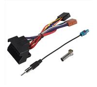 Câble de Faisceau de Câblage D'Alimentation ISO Audio StéRéO de Voiture pour Peugeot 207 307 407 pour Adaptateur de Fil D'Antenne Ra