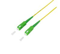 Câble patch à fibre optique, 2x SC-Simplex, jaune