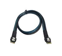 Câble de Fond de Panier SAS SFF-8654 4i 38P Slim de 0,5 M pour Disque Dur D'Ordinateur Serveur