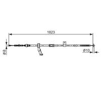 Câble de frein à main 1 987 482 297 BOSCH pour TOYOTA AVENSIS Break AVENSIS