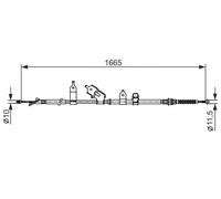 BOSCH 1 987 482 440 Câble de frein à main