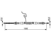 Câble de frein à main 1 987 482 462 BOSCH pour FORD TRANSIT Autobus/Autocar
