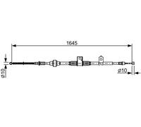 BOSCH 1 987 482 517 Câble de frein à main