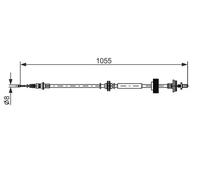 BOSCH 1 987 482 791 Câble de frein à main