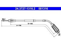 ATE 24.3727-1316.2 Câble de frein à main