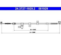 Câble de frein à main 24.3727-1929.2 ATE pour TOYOTA COROLLA COROLLA Break