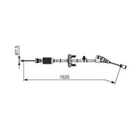 BOSCH 1 987 482 795 Câble de frein à main
