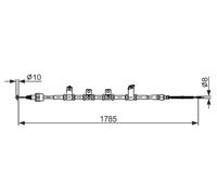 CÂBLE DE FREIN À MAIN HYUNDAI T. IX35 2.0 4WD 10-13 LE