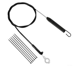 Câble de frein compatible avec tondeuse à gazon autopropulsée Toro de 76,2 cm, lame de rechange pour modèles 21199 21200, fil d'acier de qualité supérieure avec crochet rotatif à 90 degrés