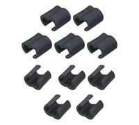 Câble de frein de vélo - 10 clips ABS avec trou de 4 mm et 5 mm | Boucles de support de fixation du boîtier de changement de vitesse | Organisateur de routage de fils de vélo | Guide de gestion de la