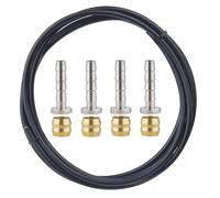 Câble de frein hydraulique pour vélo 2,5 m Kit pour BH59/BH90 avec olives | Kit de réparation de tuyau de frein hydraulique avec fibre aramide olive et insert, pour freins à disque BH59 BH90 2,5 m