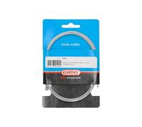 Câble de frein intérieur - Elvedes - 2250 mm - Ø1,5 mm - Acier galvanisé - V-nippel - Compatible Shimano