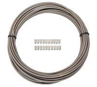 Câble de frein Jagwire Workshop 5mm CGX-SL-Lube 10 m-Titanium Gris
