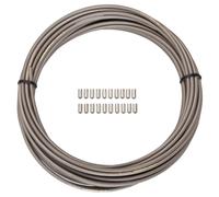 Câble De Frein Jagwire Workshop Brake Housing 5mm Cgx-Sl Slick-Lube 10 M-Titanium Gris