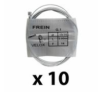 Cable de frein route-city velox galva 3.00m (boite de 10 cables) 15-10 14fils