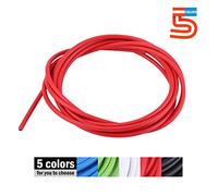 cable de frein vélo,Câble de vitesse de vélo en acier pour VTT 5 couleurs rouge