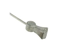 Velox Câble de frein VTT Cantilever Galva 0,50 m 14 fils 1,5 mm Boîte de 25