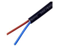 Câble de gaine en fil Silicone 2C, fils électriques Super doux, résistant à la chaleur, cordon Flexible, Extension haut-parleurs Audio for événements(2C-Silicnoe-19 AWG,10m)