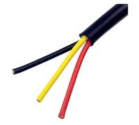 Câble de gaine en fil Silicone 3C, fils électriques Super doux, résistant à la chaleur, cordon Flexible, Extension haut-parleurs Audio for événements(3C-Silicnoe-18 AWG,4m)