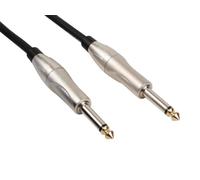 Câble de guitare HQ-Power, 2 x jack 6,35 mm, mâle, 5 m, idéal pour la transmission du son