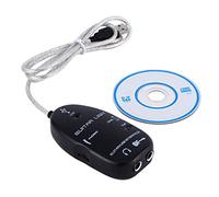 Câble de guitare USB, guitare professionnelle, interface USB, connexion de câble audio, configuration de câble pour adaptateur d'enregistrement PC/adaptateur de guitare