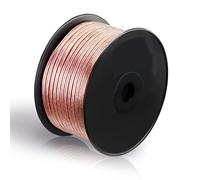 Câble de haut-parleur MANAX® 2 x 0,75 mm² transparent 100,0 m