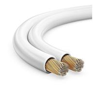 Câble de haut-parleur MANAX® 2 x 1,50 mm² blanc 30,0 m
