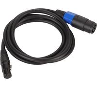 Câble de haut-parleur professionnel, câble de connexion d'amplificateur, câble de haut-parleur DJ, câble d'amplificateur de scène, câble de haut-parleur femelle vers XLR femelle, câble de haut-parleur