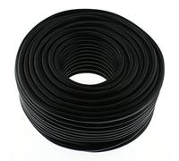 Câble de haut-parleur rond de 50 m - 2 x 2,5 mm² - Professionnel PA - Câble d'installation audio et rond