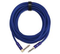 CABLE DE INSTRUMENTS GUITARE AMPLIFICATEUR JACK 6,35MM BLEU PROFESSIONNEL 6M
