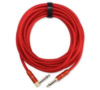 CABLE DE INSTRUMENTS GUITARE AMPLIFICATEUR JACK 6,35MM ROUGE PROFESSIONNEL 6M