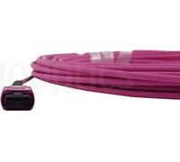 Câble de jonction compatible Alcatel-Nokia 3HE13953AA BlueOptics LWL, MPO/UPC à MPO/UPC, 10 mètres, multimode G50/125µm, OM4, fibre de marque, 3.0mm LSZH magenta, 12 âmes, type B, connecteur MPO sans
