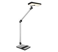Câble de lampe de table LED 1.3m 3 charnières rotatives satiné 1x LED á 10W incl.CCT