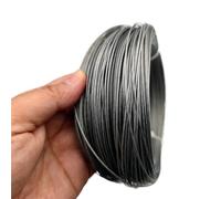 Câble de levage de pêche plus souple en acier inoxydable 304, revêtement PVC 50 m/100 m, 0,8 mm/1 mm, 7 x 7 cm(50 Meter)