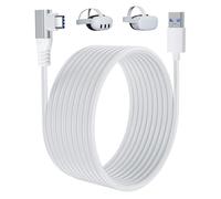 Câble de liaison de 5 m pour casque VR compatible avec Meta/Oculus Quest 3/Quest 2/Quest Pro/PICO4 et PC/Steam VR, câble de transfert de données de type C haute vitesse USB 3.0 vers USB C pour casque