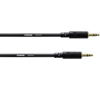 Câble de liaison Jack [1x Jack mâle 3.5 mm - 1x Jack mâle 3.5 mm] Cordial CFS 3 WW noir 3.00 m
