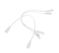 Câble de Liaison pour Tube LED 4 Pièces en Cuivre Blanc