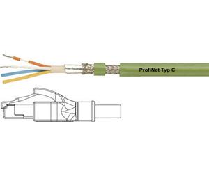 Câble de liaison réseau informatique, PROFInet C [1x RJ45 mâle - 1x RJ45 mâle] HELU PROFInet C PUR CMX RJ45-IP20 806412 CAT 5e