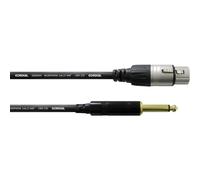 Câble de liaison XLR [1x XLR femelle - 1x Jack mâle 6.35 mm] Cordial CCM 7,5 FP