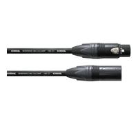 Câble de liaison XLR [1x XLR femelle - 1x XLR mâle] Cordial CPM 7,5 FM noir