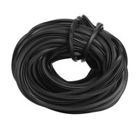 Câble de Ligne de Bande en Caoutchouc à Serre pour scellage en Verre Noir Durable Outil Essentiel résistant à rénovation des Accessoires en Serre (18 mètres)