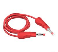 Câble de mesure banane 4 mm 20 A empilable isolant (rouge)