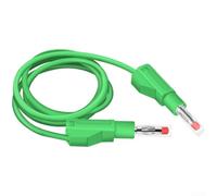 Câble de mesure banane 4 mm 20 A empilable isolant (vert)