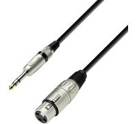 Adam Hall Cables 3 STAR BFV 0100 - Câble Micro XLR femelle vers Jack 6,35 mm stéréo 1 m