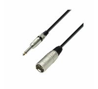 Adam Hall Câble micro K3MMP0600 XLR mâle vers Jack 6,35 mm mono – 6 m