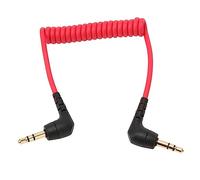 Câble de microphone de 3,5 mm, élimination du bruit, câble de raccordement Trs à Trs de 3,5 mm, longueur réglable de 20 à 50 cm, cordon de micro pour Boya pour connexion