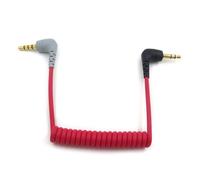 Câble de Microphone Lavalier TRS à TRRS, adaptateur de Patch à Angle droit mâle à mâle de 3.5mm, cordon de micro sans fil pour Rode SC7