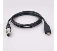 Câble de Microphone pour karaoké, adaptateur USB mâle vers XLR femelle, cordon Audio, pour enregistrement et chant, 2m 3m